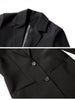 Aelegantmis Elegant Long Sleeve Slim Blazer Jacket Women Casual Black Outwear Spring Autumn Office Lady Suit Blazers Pocket Coat