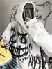 Aesthetic Hoodie Emo Sweatshirt Grunge Harajuku Anime Hip Hop Oversized Tops Punk Female Long Sleeve Gothic Clothes Kpop Hoodies