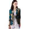 African Women Retro Workplace Blazer Female Fashion Pattern Printed Suit Outwear Outfits Custom Lady Dashiki African Clothing