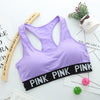 Women Casual Crop Top Cropped Padded Bra Tank Top Vest Fitness Stretch Tanks Workout Bras