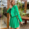 Ah yuan Women's British Style Suit Long Sleeve Double Breasted Short Blazer & Mini Pleated Skirt Two Piece Sets