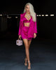 Ailigou 2022 Autumn Women 3 Three-Piece Sexy Long-Sleeved Jacket Mini Skirt Button Club Party Casual Women'S Set