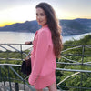 Ailigou 2022 Pink Suit Women'S Casual Suit Jacket + Short Skirt Suit Sexy Double-Breasted Women'S Two-Piece Set