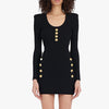 Ailigou 2023 Autumn Design Pink Knitted Suit Sweater Mini Slim Skirt Button Tight Sexy Celebrity Party 2-Piece Set