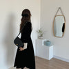 Alien Kitty Palace Style Vintage Puff Sleeves Chic 2022 Retro Elegance A-Line Loose Vestidos Women All Match Long Dresses
