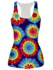 Europe And America Fashion 7 Colors Pigment Printing 3D Vest Women Tank Tops Casual Summer Top Tees Free Size Dropship