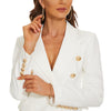 Women's Amandina Luxe Golden Buttons Double Breasted Blazer