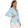 Women's Amandina Luxe Golden Buttons Double Breasted Blazer