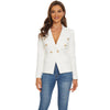 Women's Amandina Luxe Golden Buttons Double Breasted Blazer