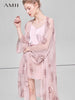 Amii Minimalism Summer Temperament Women's Coat Holiday Floral Embroidery Thin Women's Cardigan Causal Women's Shorts  11940222