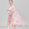 Amii Minimalism Summer Temperament Women's Coat Holiday Floral Embroidery Thin Women's Cardigan Causal Women's Shorts  11940222