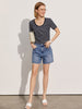 Amii Minimalism Summer Women's Shorts High Waist Jeans Short Pants Streetwear Thin Straight Short Jeans Pants 12120226