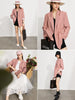 Amii Minimalism Women Blazers Autumn Elegant Notched Office Lady Suits Double Breasted Coats and Jackets For Women 12130198