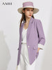 Amii Minimalism Women Blazers Office Lady Elegant Notched Single Button Coats and Jackets Casual Blazer Female Suit 12175237