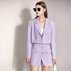 Amii Minimalism Women's Suit Jacket Short Blazer Coat Autumn Slim Shorts Skirts Business Office Lady Blazers For Woman 12270020