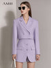 Amii Minimalism Women's Suit Jacket Short Blazer Coat Autumn Slim Shorts Skirts Business Office Lady Blazers For Woman 12270020