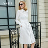Women Minimalist Dress 2022 A-Line Straps Knee Length Female Dresses