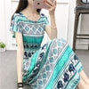 New Summer Dress Women 2022 Short Sleeve Long Maxi Vestido Beach Chic Print Floral Bohemian Dress Elegant Sundress