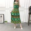 New Summer Dress Women 2022 Short Sleeve Long Maxi Vestido Beach Chic Print Floral Bohemian Dress Elegant Sundress