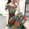 New Summer Dress Women 2022 Short Sleeve Long Maxi Vestido Beach Chic Print Floral Bohemian Dress Elegant Sundress