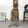 New Summer Dress Women 2022 Short Sleeve Long Maxi Vestido Beach Chic Print Floral Bohemian Dress Elegant Sundress