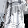 Anime Graphic Tee Shirts Women Japanese Style Oversize Harajuku Kawaii Manga Short Sleeve White T-Shirts Teenagers Alt Clothes