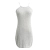 Sexy Sheer Beach Summer Dress Women Off Shoulder Bodycon Dress Slim Fit Backless Knitted Party Dresses Vestidos