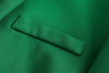 Aonibeier 2023   Woman Green Suit  Traf Jacket  Autumn Notched Collar Women Casual Blazer Female Outerwear Tops 2 Pieces Sets