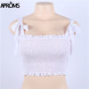 90s Co Girls Streetwear Elastic Crop Top Women Sexy Bow Ruffles Slim Female Camis 2022 Summer Solid Casual Tank Tops