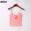 Candy Color Knitted Slim Fit Tank Tops Women Streetwear Fashion 2022 Basic Top Sexy Short Tees Cropped Bustier Bra Camis