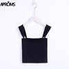 Classic Square Neck Knitted Ribbed Camis Womens Low Back Crop Top White Basic Tank Tops 2022 Streetwear Cropped Top Tee