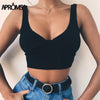 Ribbed Bow Tie Camisole Tank Tops Women Summer Basic Crop Top Streetwear Fashion 2022 Co Girls Cropped Tees Camis