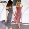 Sweet Pleated Tube Tunic Maxi Dress Red Floral Off Shoulder High Split Beach Dress Summer 2022 Cool Girls Sundresses