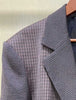 Asymmetric Color Patchwork Blazer Women Plaid Single Breasted Sashes Lace-up Long Sleeve Suit Coat for OL Autumn 2023