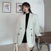 Autumn 2022 Korean loose and slim long sleeve British style Blazer Jacket Women's casual suit top fashion