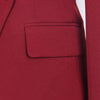 Autumn And Winter 2023 Double Row Button Waist Slim Classic OL Professional Women's Suit Coat Top