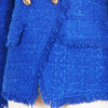 Autumn And Winter 2023 Europe And America Premium Fabric Double Breasted Classic Women's Suit Coat Top