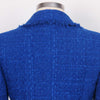 Autumn And Winter 2023 Europe And America Premium Fabric Double Breasted Classic Women's Suit Coat Top