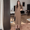 Autumn And Winter Elegant Women's Skirt Suit Vintage Jacket Woolen Short Coatpleated Skirt Two-Piece Set Female