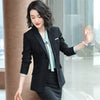 Autumn And Winter Women Career Suit Interview Female Occupation Work Wear Office Uniform Long Sleeve Blazer Skirt Set Suit Women
