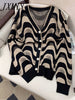 Autumn And Wwinter Diamond-Studded Flower Kknitted Sweater Top Loose Thin Sweater Cardigan Trendy Women's Clothing