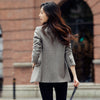Autumn British Style Work Suit Jackets Women 2023 Spring Korean Business Office Lady Blazer FemaleCasual Woolen Coat