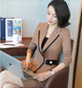 Autumn Slim Full Sleeve Blazer Coat And Formal Skirt Suit Two Pieces Women Clothing Sets