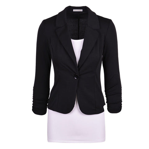 Autumn Fashion Women Blazer Feminino Plus Size Femme Jaquetas Bleiser Mujer Veste Femme Blazer European Style Casual Casaco
