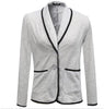 Autumn Fashion Women blaser Winter Casual Blazer Coat Outwear Female Feminino Blazer femme Plus Size veste femme blazer a2