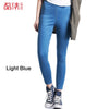 Autumn Jeans woman high waist Plus size zipper Elastic Skinny jean Femme Capris denim pants