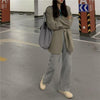 Autumn Leisure Blazers Women All-match Student Korean Style Ulzzang BF Solid Single Breasted Baggy Street Wear Notched Oversize