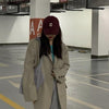 Autumn Leisure Blazers Women All-match Student Korean Style Ulzzang BF Solid Single Breasted Baggy Street Wear Notched Oversize
