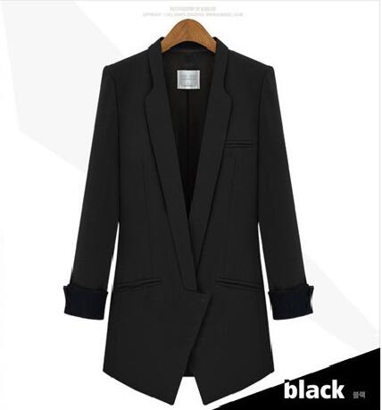 Autumn Long Sleeve Blazer Feminino Women Jacket Yellow & Black Office Business Clothing Female Single Breasted Blazer S,M,L,XL