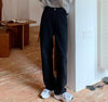 Autumn Denim Back Women Jeans High Waist Loose Straight Pants Casual Female black Trousers Large Size Mom Long Pants
